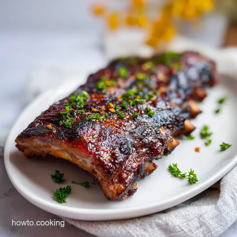 Tender Oven Baked Marinated Ribs