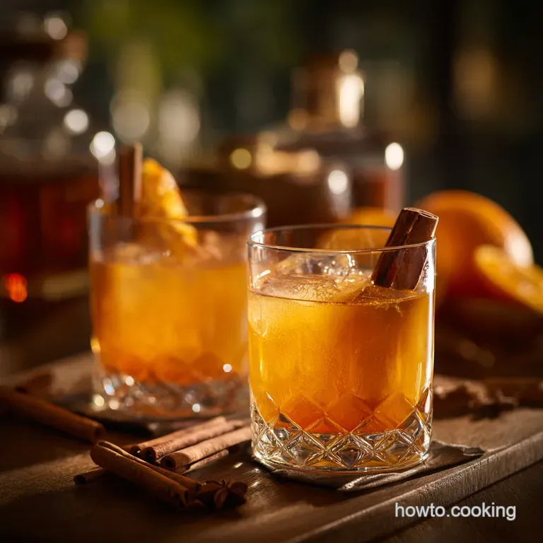Thanksgiving Big Batch Cocktails: the Mayflower Maple Bourbon Punch presentation