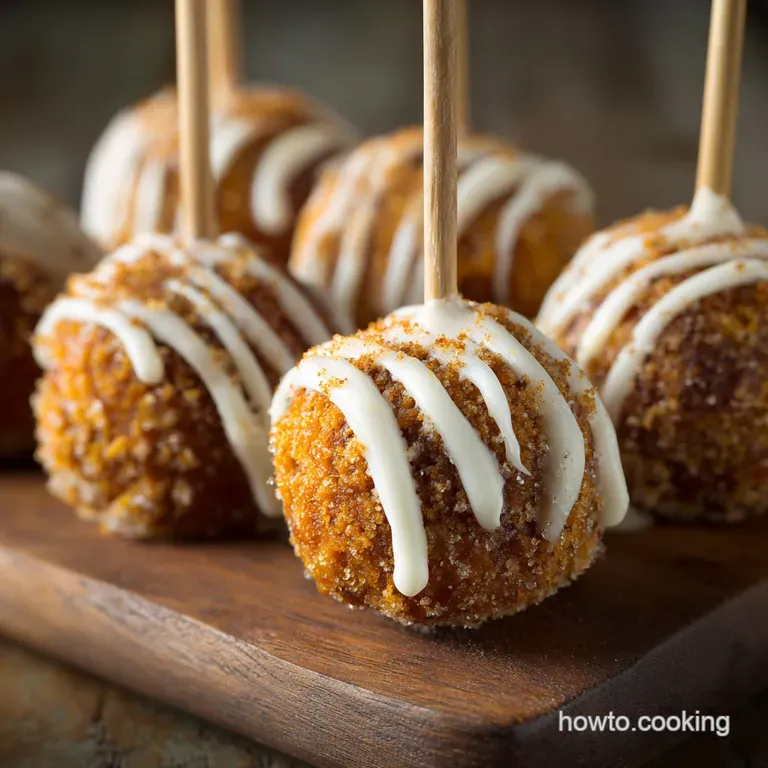 Thanksgiving Cake Pops: Spiced Pumpkin Recipe for the Perfect Table Treat presentation
