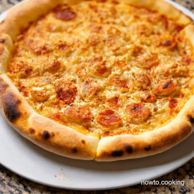 The Clucking Good Chicken Crust Protein Pizza presentation