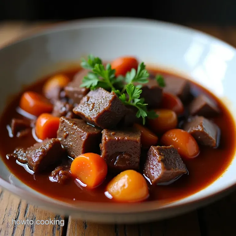 The Conjurors Deep Dark Beef Stew Red Wine Perfection