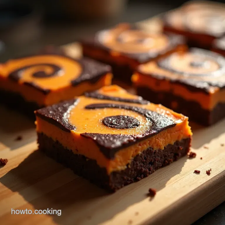 The Ghouldigger Brookie Bars Halloween Swirl Edition presentation