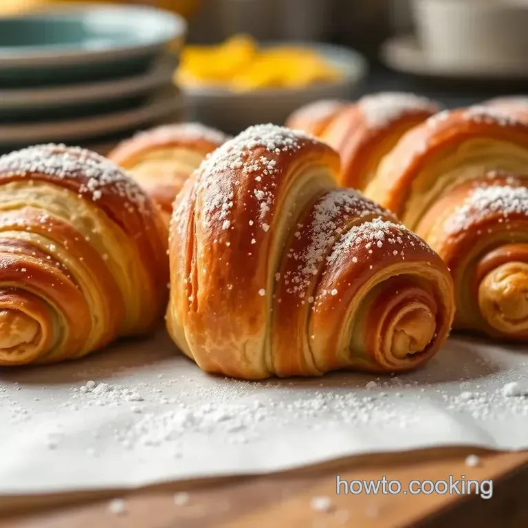 The Great British Bake-Off Worthy Croissants presentation