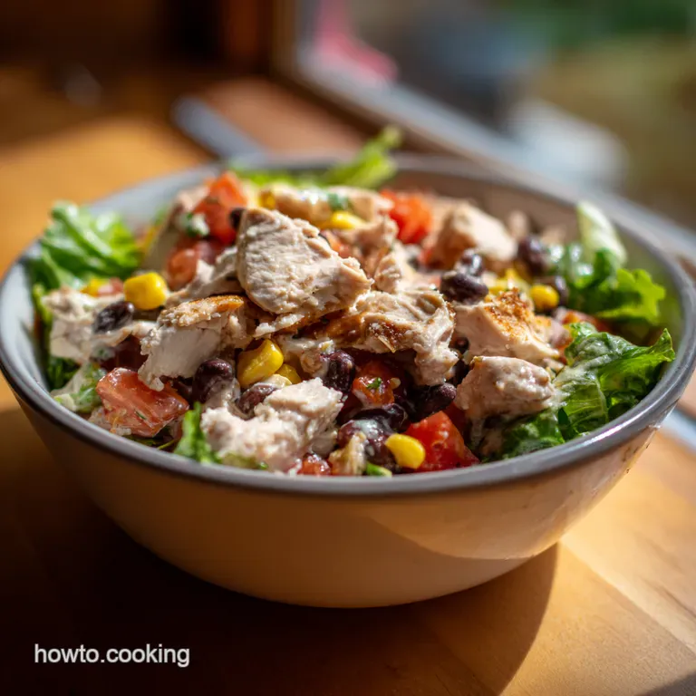 The Speedy Fiesta Quick and Easy Southwest Chicken Salad in 15 Minutes