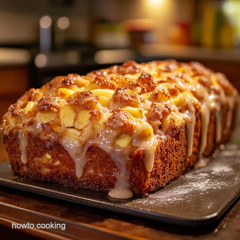 My Easy Amish Apple Fritter Bread The Perfect Fall Sweet Bread Loaf