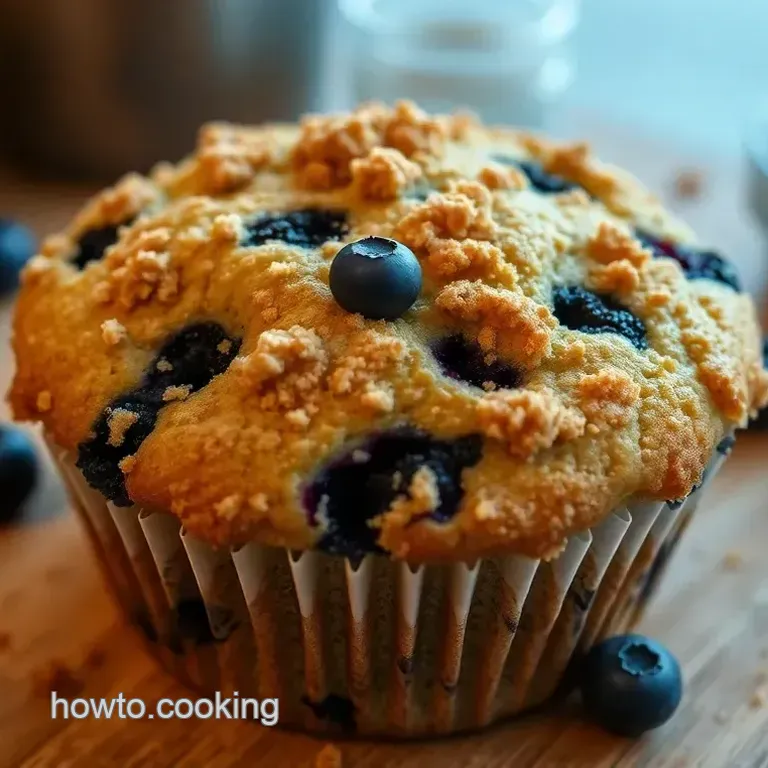 The Ultimate Blueberry Bliss Muffins (with Lemon Zest and Crumb Topping)