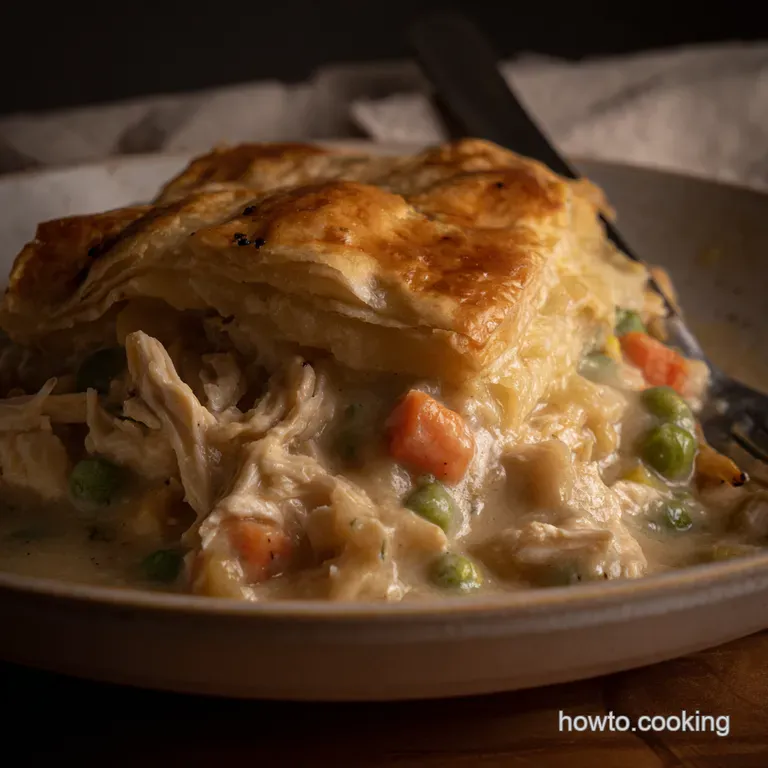 The Ultimate Cozy Chicken Pot Pie presentation
