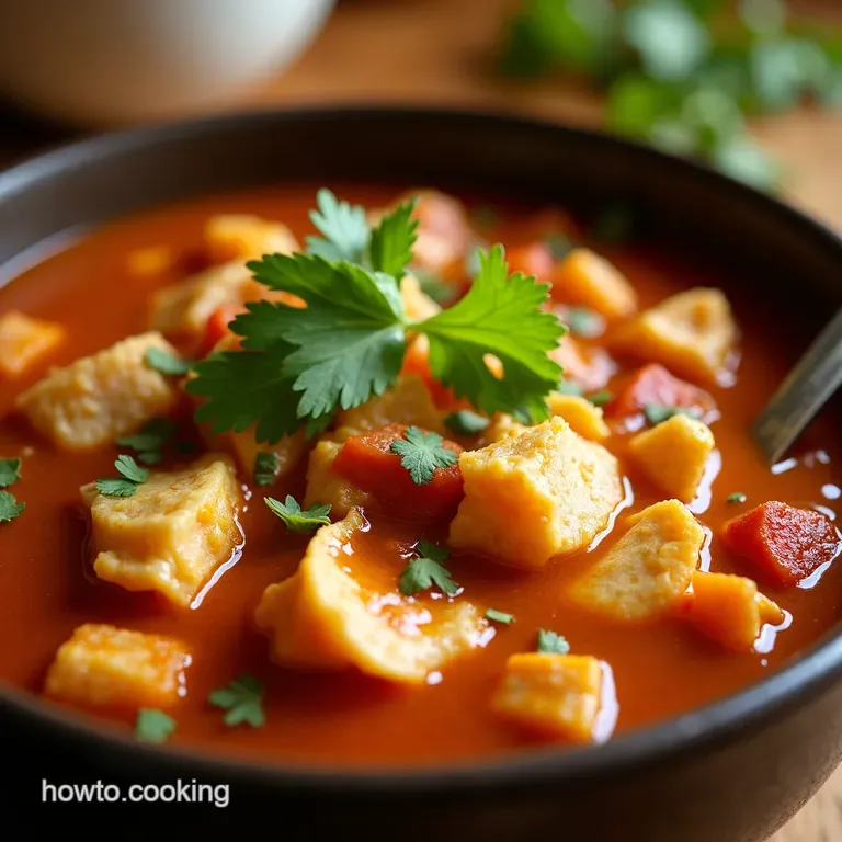The Ultimate Cozy Crockpot Chicken Tortilla Soup presentation