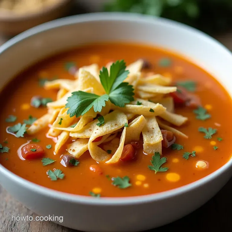 The Ultimate Cozy Crockpot Chicken Tortilla Soup SlowCooked Comfort