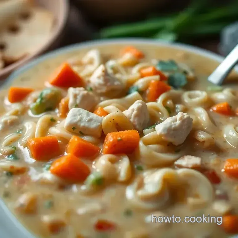 The Ultimate Creamy Chicken Noodle Soup
