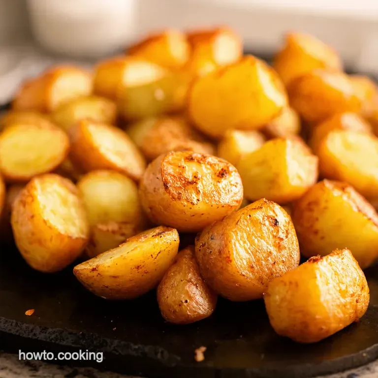 The Ultimate Crispy Roasted Potatoes Like Your Nans but Better presentation