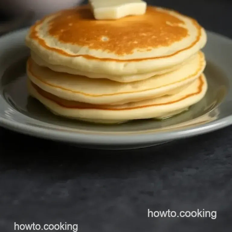 The Ultimate Fluffy Buttermilk Pancakes presentation