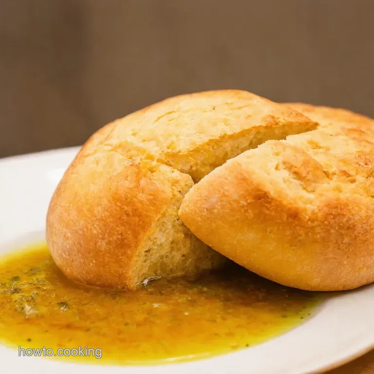 The Ultimate Mediterranean Bread Dipping Oil presentation