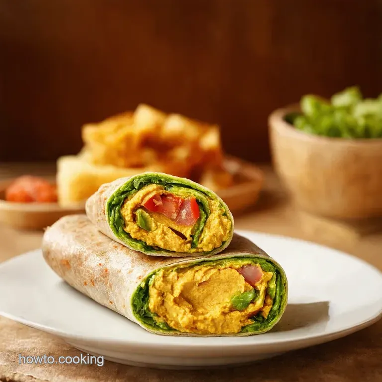 The Ultimate Mediterranean Hummus Wrap Elevated Edition presentation