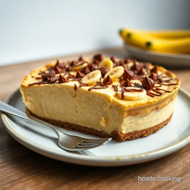 The Ultimate No-Bake Banoffee Pie presentation