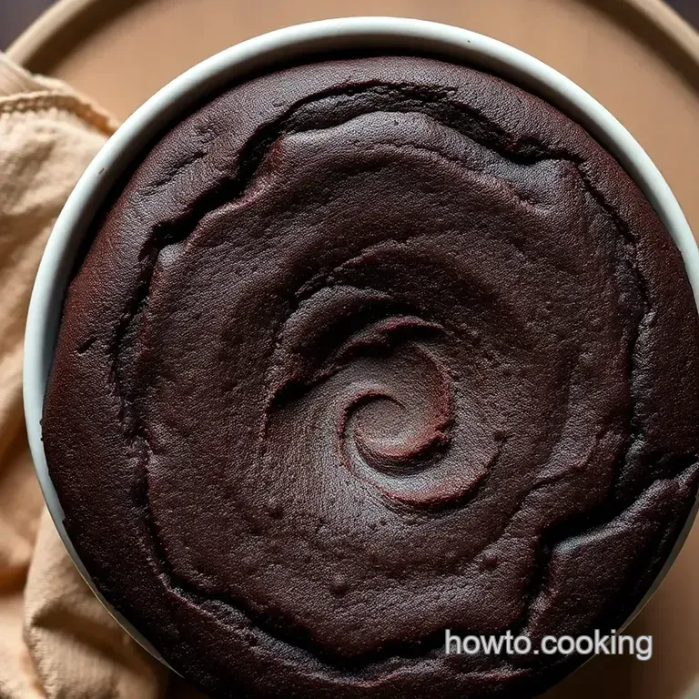 The Ultimate One-Bowl Chocolate Cake presentation