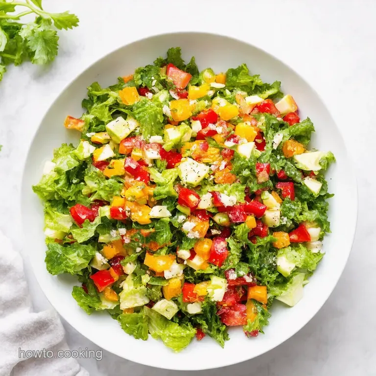The Ultimate Rainbow Chopped Salad