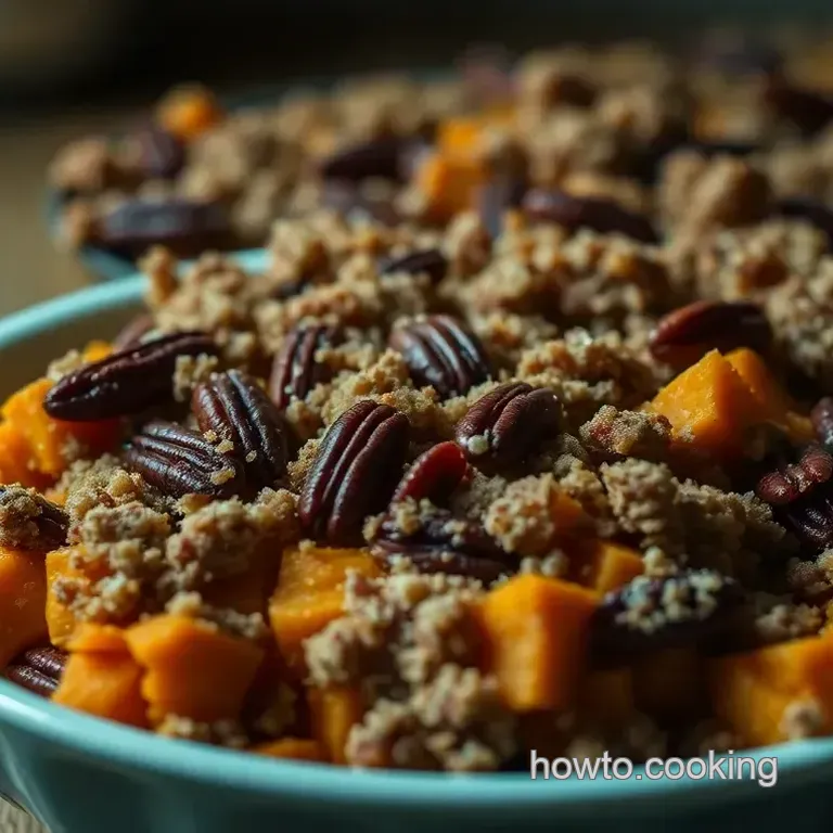 The Ultimate Sweet Potato Casserole with Brown Sugar Pecan Topping
