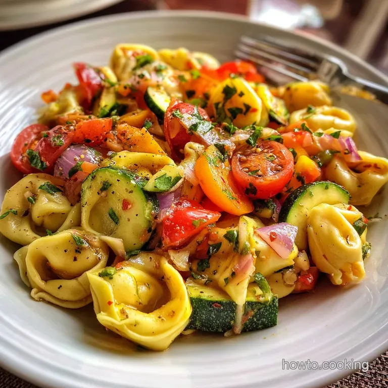 Tortellini Pasta Salad: Zesty and Herbaceous