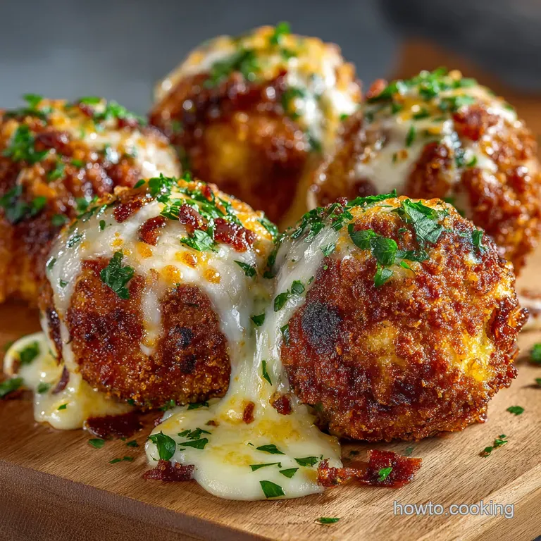 Touchdown Cheeseburger Bombs Garlic Parmesan Game Day Glory
