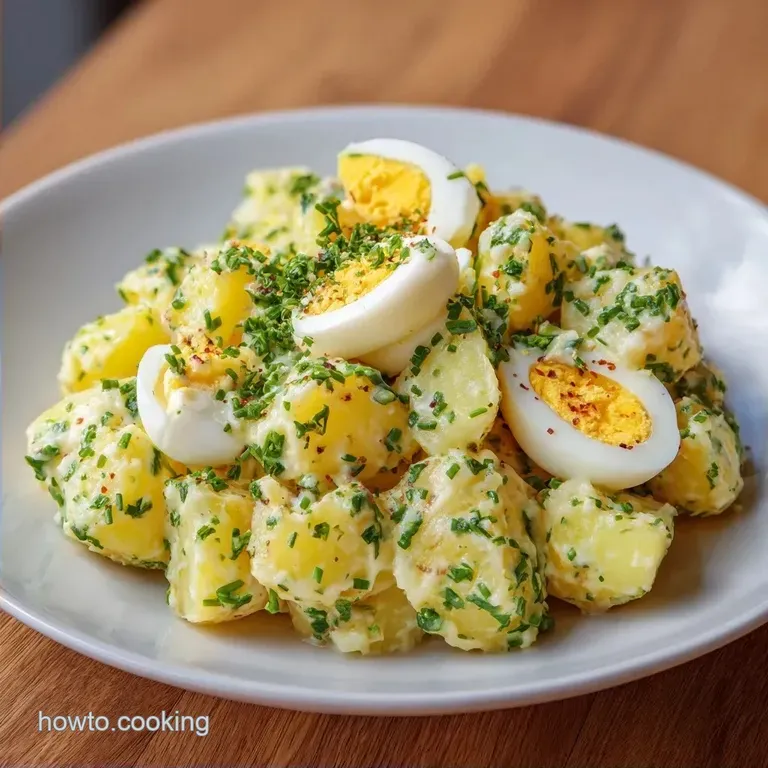 Traditional Egg Potato Salad: Creamy and Tangy