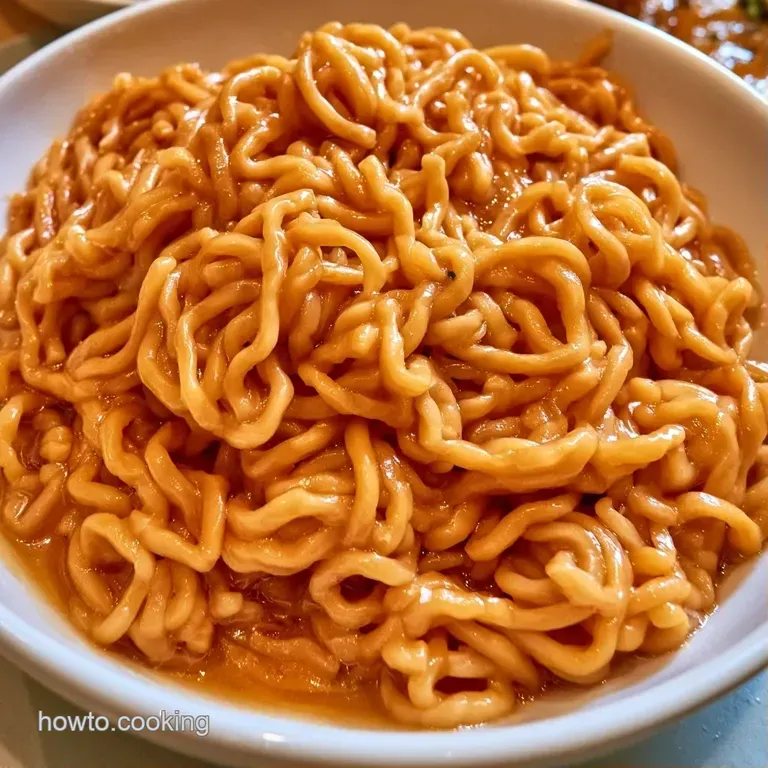 Buttery, irregular egg noodles piled high on a white ceramic plate, garnished with chopped herbs and melted butter.
