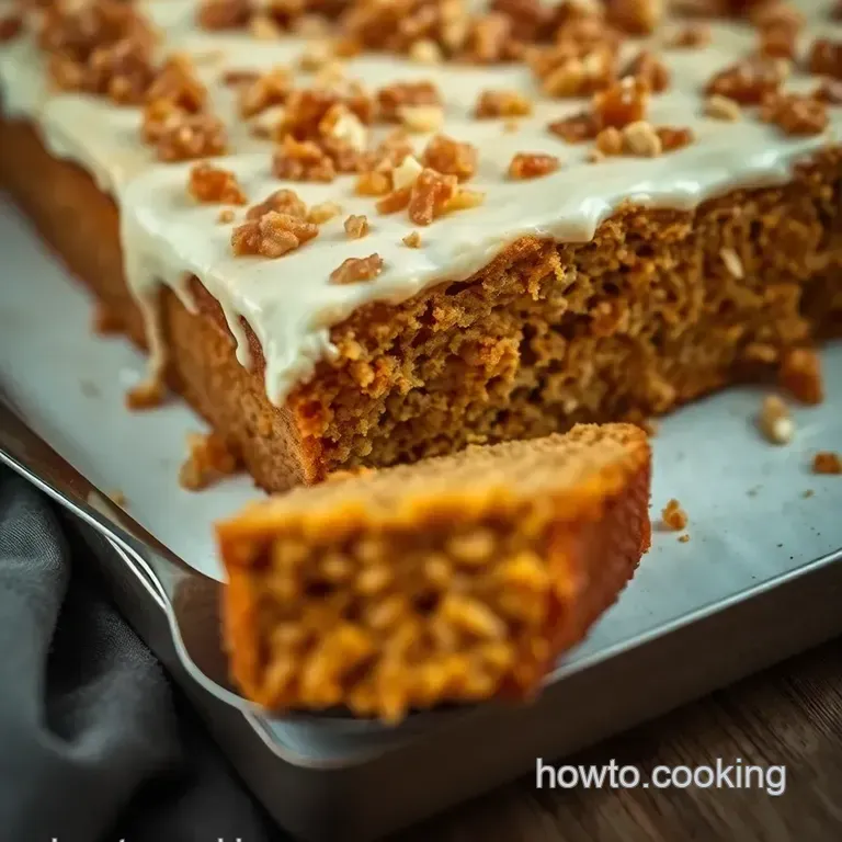 Tropical Twist Carrot Cake – Pineapple Delight! presentation