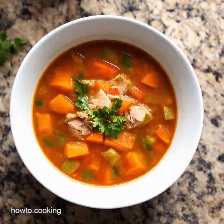 Turkey Time Encore Hearty Healthy Vegetable Soup presentation