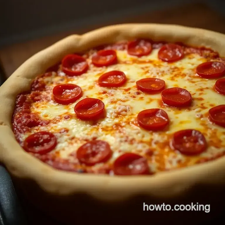 Ultimate Chicago-Style Deep Dish Pizza: a Slice of Heaven presentation