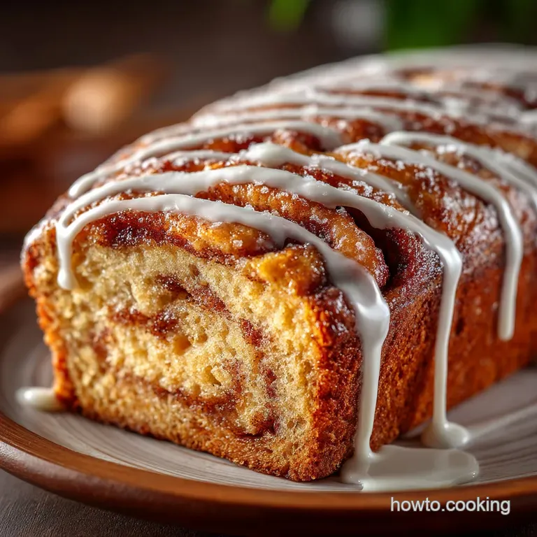 The Bakers Dozen Ultimate Cinnamon Swirl Quick Bread presentation