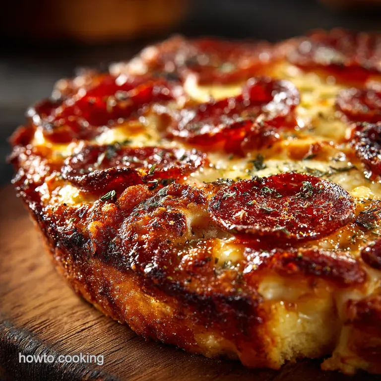 Ultimate Deepdish Crockpot Pizza Casserole the Lazy Weekend Hero presentation