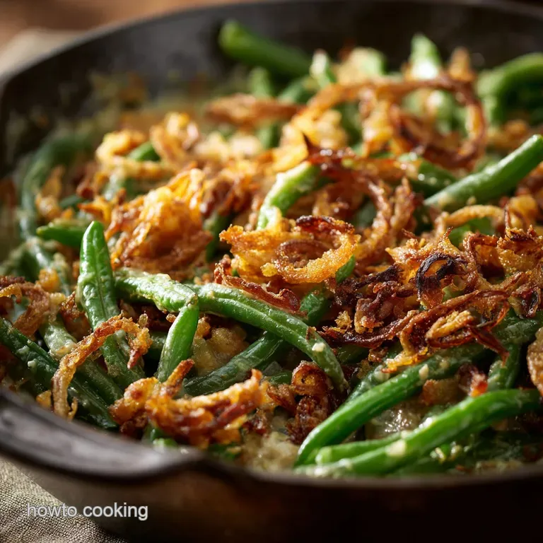 The Ultimate Green Bean Casserole Fresh Beans and Crispy Shallots