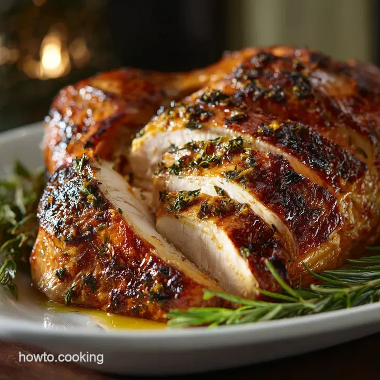 Herb Butter Turkey: the Ultimate Roast for Maximum Moisture and Flavor presentation