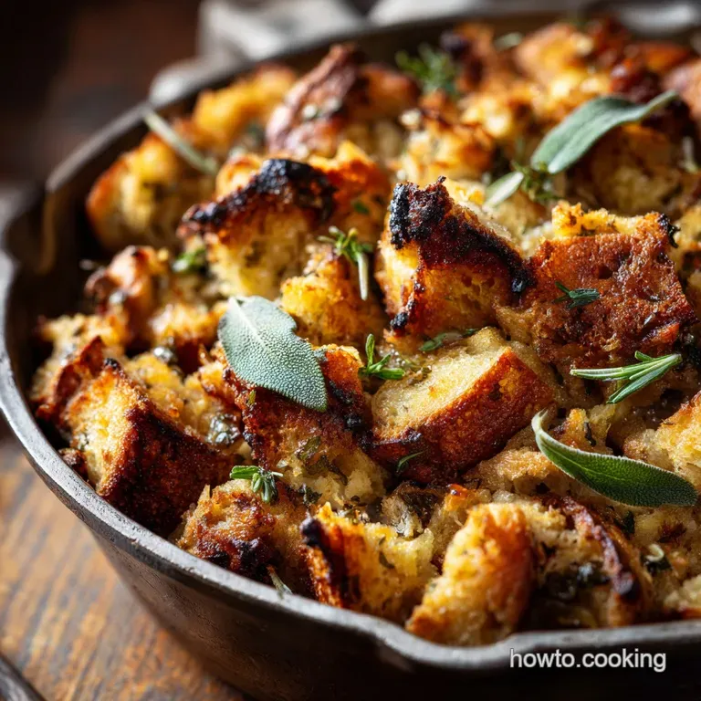 Homemade Stuffing: The Ultimate Sourdough Sage Recipe (Crisp Top)