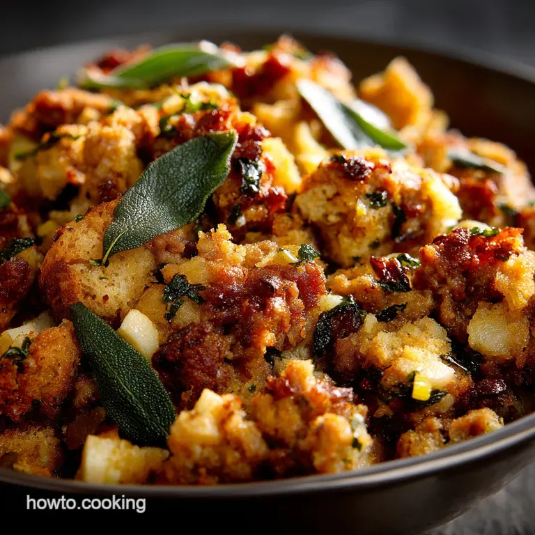 Sausage Stuffing with Sage and Apple (Ultimate Crispy Recipe)