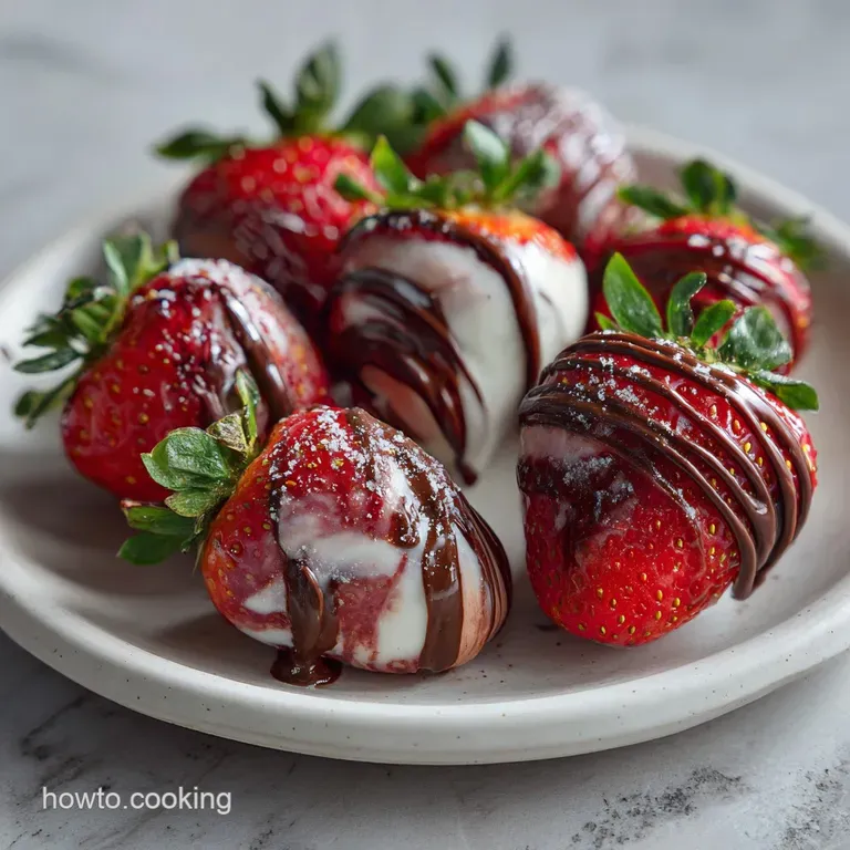 Valentines Treat with Chocolate and Strawberries: Crisp Berry