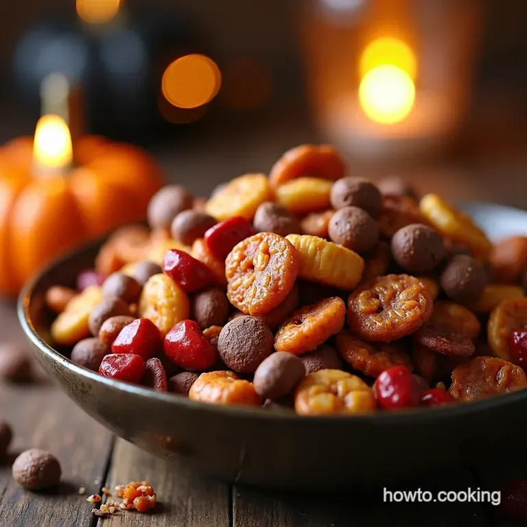 Vampire Bite Trail Mix a Bloodcurdlingly Delicious Snack presentation