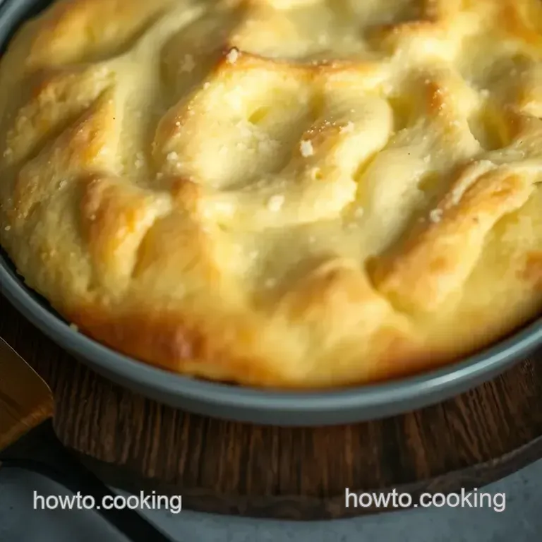 Vanilla-Infused Cloud Cakes presentation