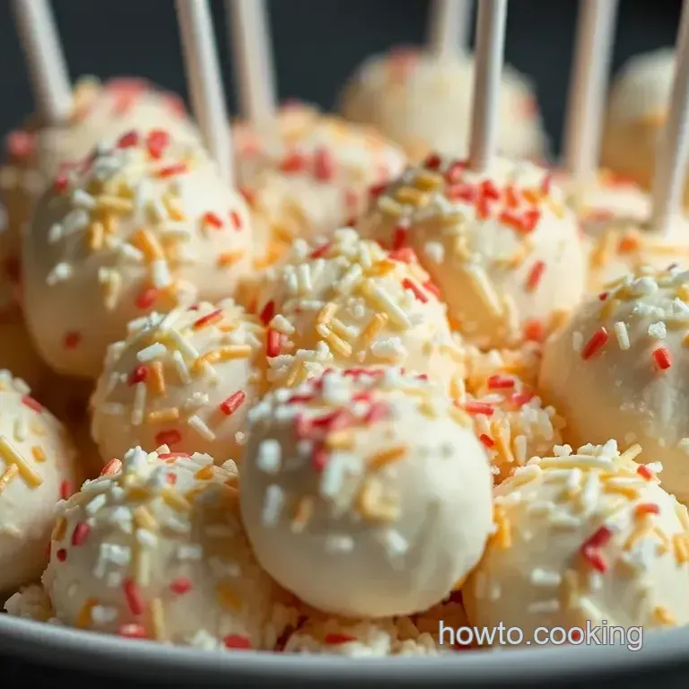 Vanilla Sprinkle Cake Pops: A Bite-Sized Bliss