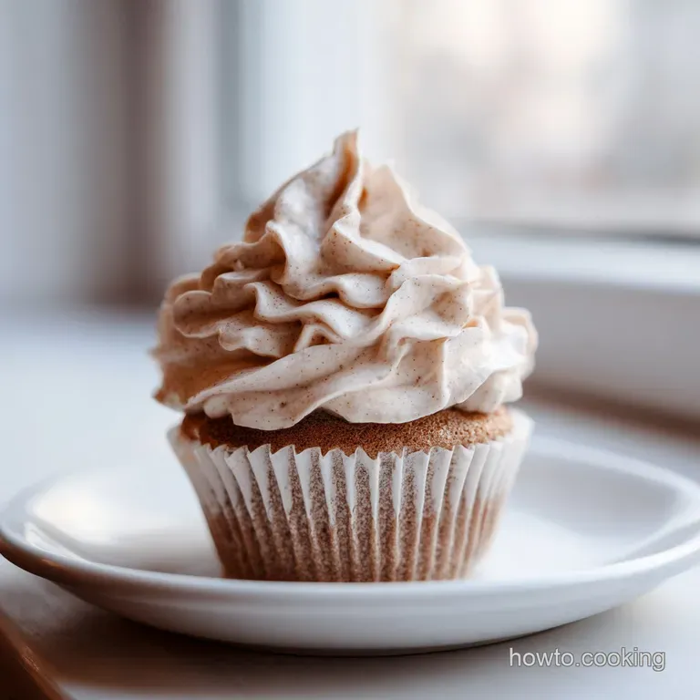 A smooth, pale swirl of vanilla ganache frosting glistening on a parchment-lined surface