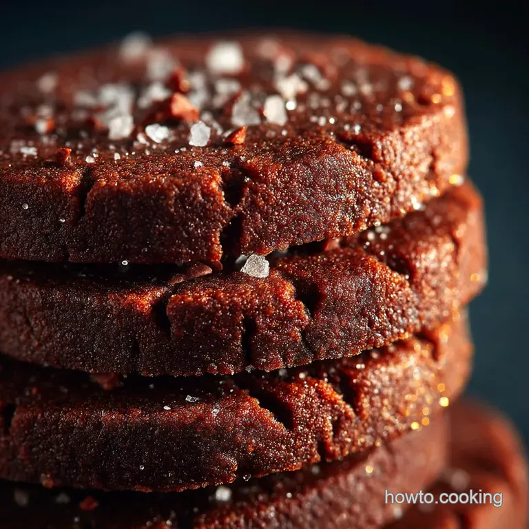 Velvet Dark Double Chocolate Shortbread Biscuits