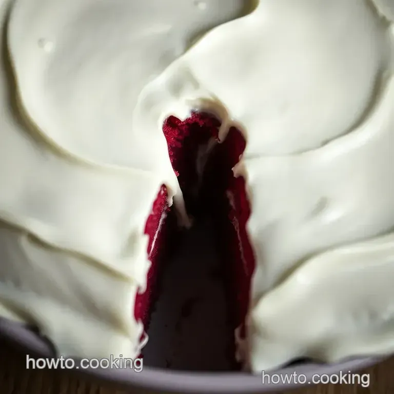 Velvet Splendor: the Ultimate Red Velvet Cake with Cream Cheese Frosting presentation