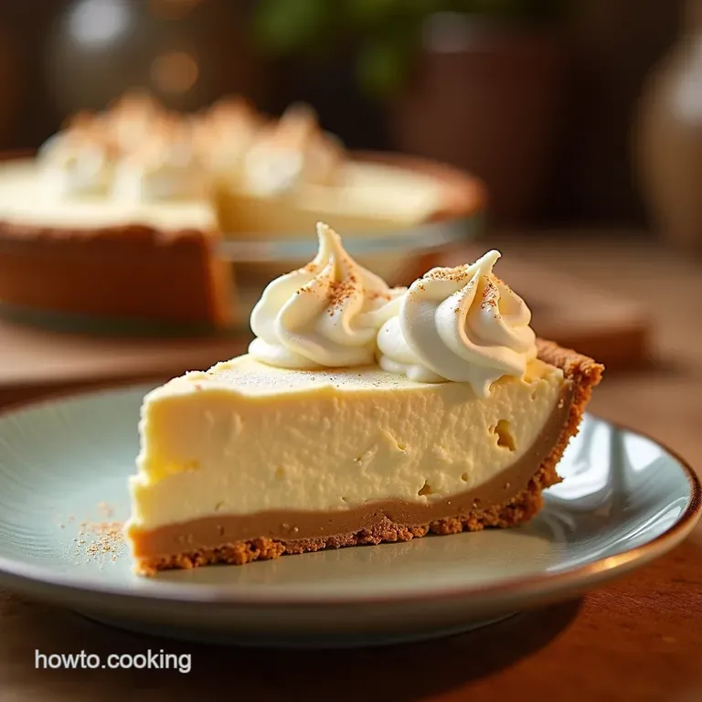 The Pennsylvania Dutch Dream Truly Velvety Amish Peanut Butter Cream Pie presentation