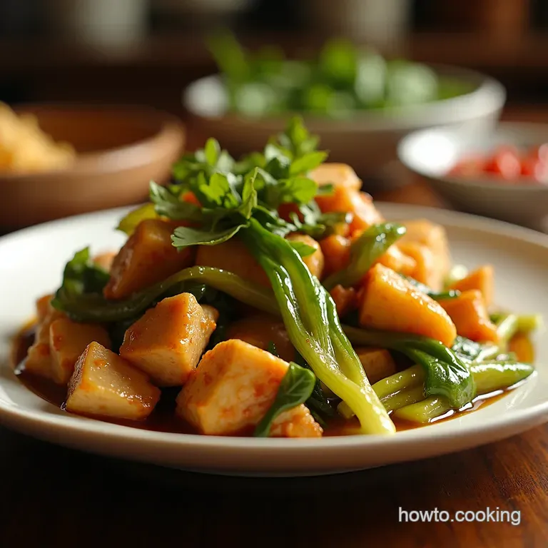 Velvety Chicken Napa Cabbage StirFry A Speedy Chinese Classic presentation