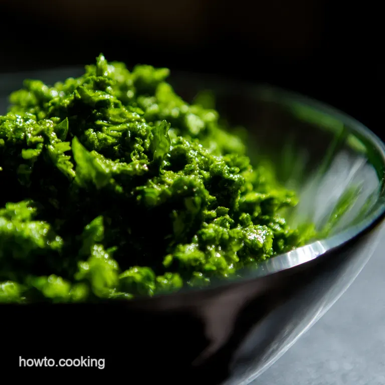 Vibrant & Velvety: The Ultimate Homemade Pesto presentation