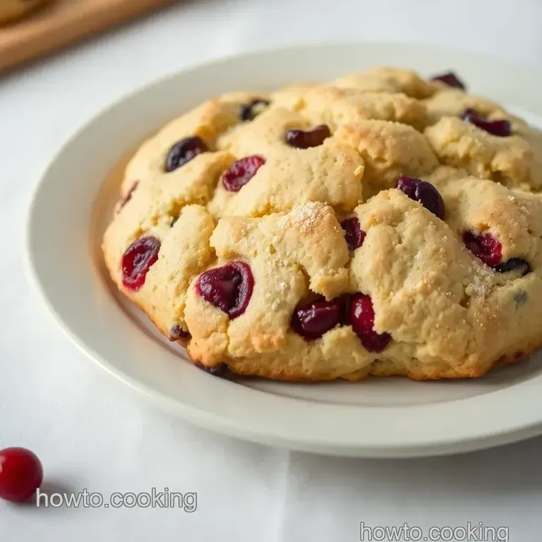 Warming Cranberry Scones: A Taste of British Delight presentation