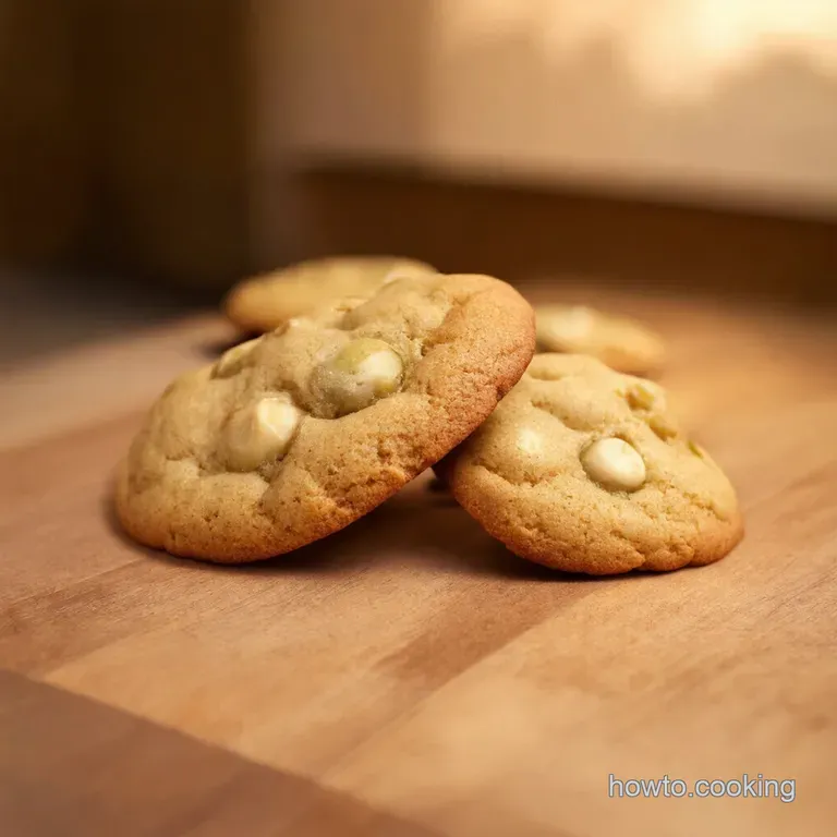White Chocolate Macadamia Nut Cookies A Taste of Paradise presentation