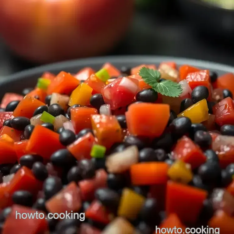 Zesty Black Bean Salsa: a Fiesta in a Bowl! presentation
