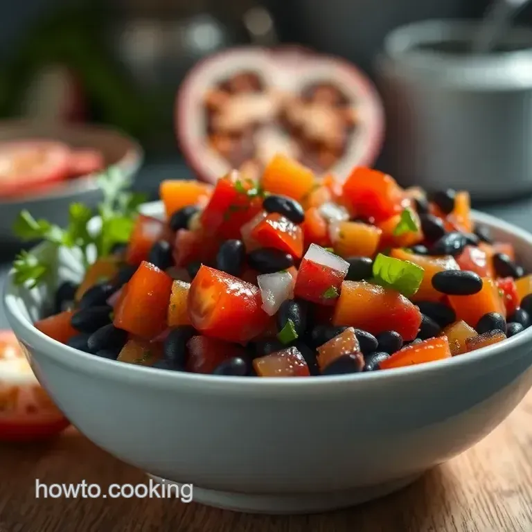 Zesty Black Bean Salsa: A Fiesta in a Bowl!