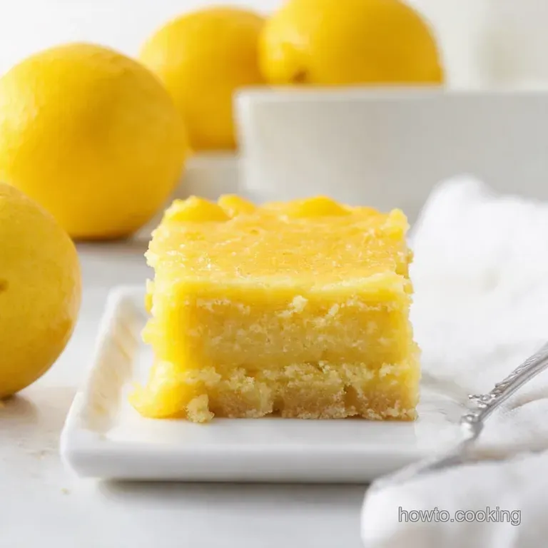 Zesty Lemon Bars with a Buttery Shortbread Crust